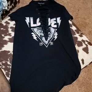 DEREK HEART T SHIRT DRESS